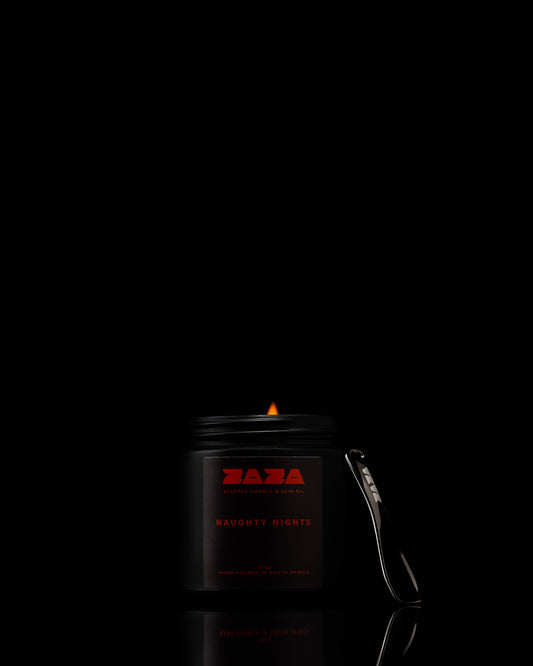 Naughty Nights Scented Candle and Body Oil