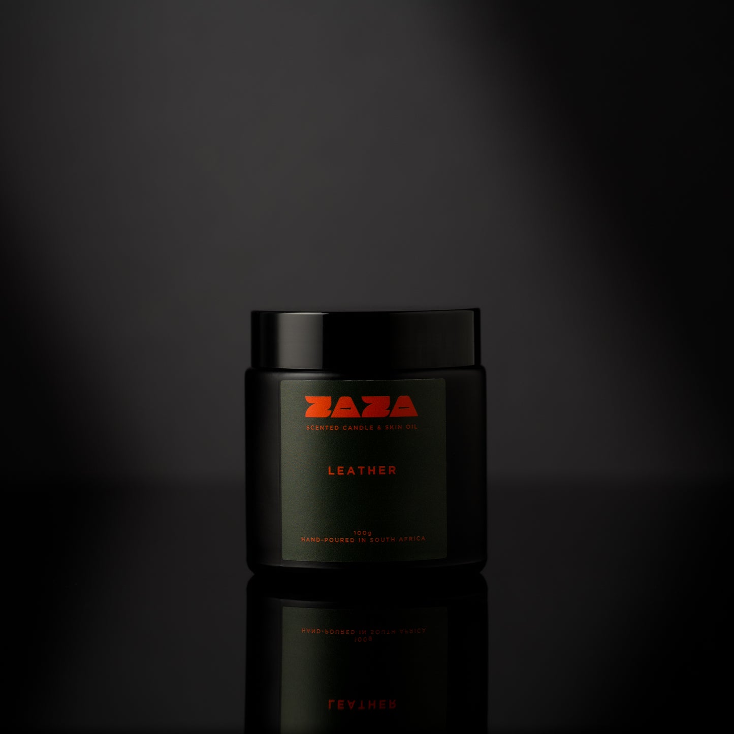 Leather Scented Candle and Body Oil